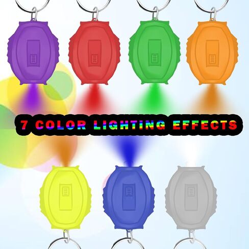 Mini LED Red Light Keychain Flashlight, Small Keychain Flashlight 12 Lumen Portable Pocket Flashlight, Ultra Bright Micro LED Flashlight Red Light Flashlight with Red Shell (6PCS) in Kuwait