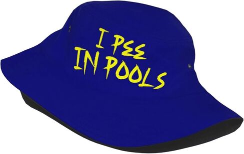 قبعة دلو I Pee in Pools للجنسين، قبعة صياد الفكاهة المضحكة للسفر والشاطئ وقبعات الشمس لأغطية الرأس في الهواء الطلق in Saudi Arabia