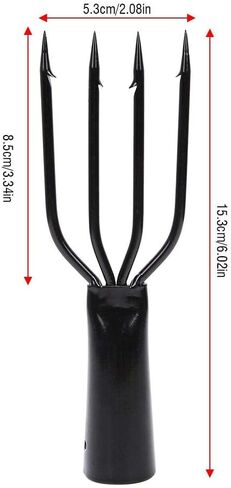 4 Prong Fishing Spear,Stainless Steel Fishing Fishing Fork for Anglers in Saudi Arabia