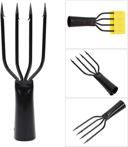 4 Prong Fishing Spear,Stainless Steel Fishing Fishing Fork for Anglers in Saudi Arabia