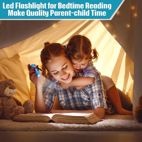 48 Pcs Mini Flashlights Bulk, Bright Aluminum Handheld Flash Light with Lanyard, Small LED Flashlights for Kids Night Reading Emergency Hurricane Camping Hiking Party Favors(Classic Color) in Saudi Arabia