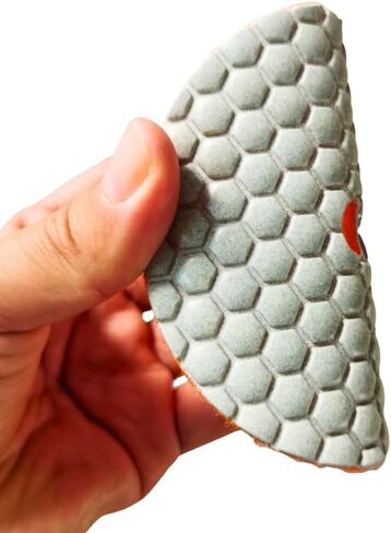 Dry Diamond Polishing Pads Set 7 pcs for Granite Marble Quartz Stone Countertop Tiles 4 Inch 50-3000 Grit Susukii in Kuwait