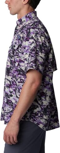 Columbia Men's Super Bahama Short Sleeve Shirt, Key West Gingham Grid, X-Large in Saudi Arabia