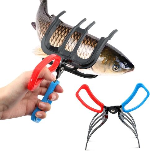 قابض السمك، 2024 ترقية جديدة 3 كماشة سمك مخلب، قابض سمك معدني متعدد الوظائف بثلاثة أسنان مشبك سمك لصيد الأسماك in Kuwait