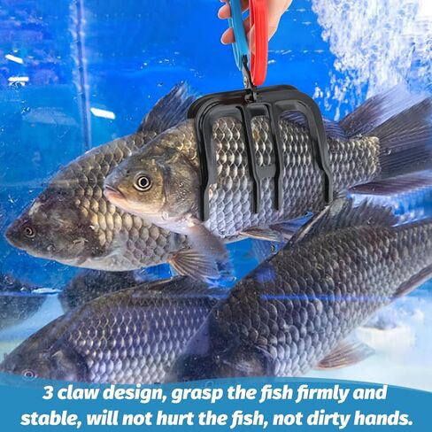 قابض السمك، 2024 ترقية جديدة 3 كماشة سمك مخلب، قابض سمك معدني متعدد الوظائف بثلاثة أسنان مشبك سمك لصيد الأسماك in Kuwait