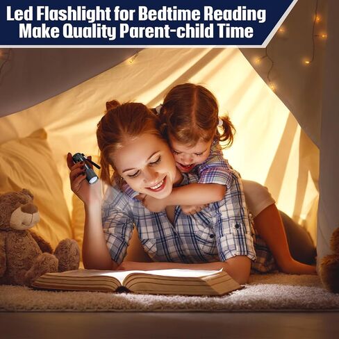 48 Pcs Mini Flashlights Bulk, Bright Aluminum Handheld Flash Light with Lanyard, Small LED Flashlights for Kids Night Reading Emergency Hurricane Camping Hiking Party Favors(Classic Color) in Saudi Arabia