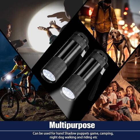 48 Pcs Mini Flashlights Bulk, Bright Aluminum Handheld Flash Light with Lanyard, Small LED Flashlights for Kids Night Reading Emergency Hurricane Camping Hiking Party Favors(Classic Color) in Saudi Arabia