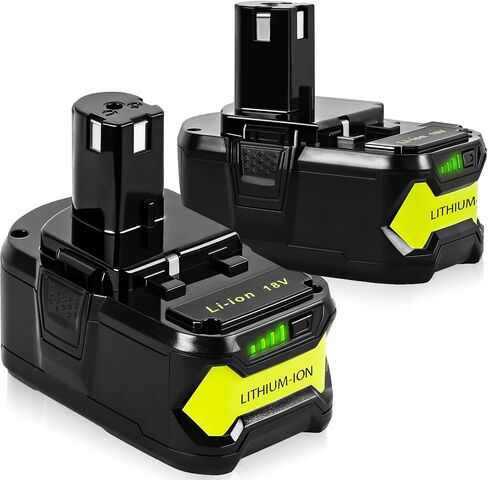 【Upgrade】 18V 6.0Ah Replacement Battery for Ryobi ONE+ Plus 18V Battery High Capacity 18V Lithium-Ion Battery P102 P104 P105 P106 P108 P107 P109 for Cordless Power Tools… in Saudi Arabia