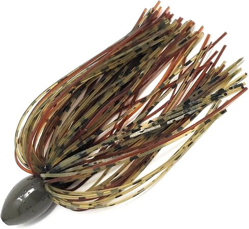 Reaction Tackle Skirted Tungsten Punch Rigs/Tungsten Fishing Weights with Skirt for Bass Fishing/Punch Through Heavy Cover and Thick Vegetation in Saudi Arabia