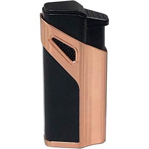 Prestige Import Group - Matrix Contemporary Design 3 Flame Torch Lighter with Built-in Punch Cutter - Color: Copper