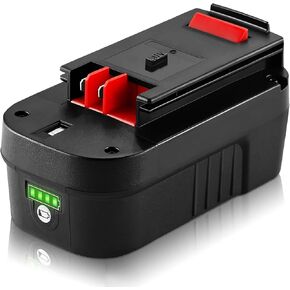 【Lithium-ion】2Pack DSANKE HPB18 18V 6.0Ah Lithium-ion Battery Replacement for Black and Decker 18Volt Battery for 244760-00 HPB18 Battery A1718 A18 A18E HPB18-OPE Firestorm FS180BX FS18BX FS18FL FSB18