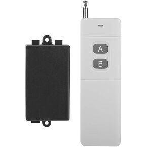 3KM Long Range DC 12V 2CH RF Remote Control Switch System Transmitter + Receiver for Control Lights, TVs, Fans, Cameras, etc
