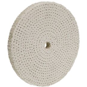 Woodstock D2521 Buffing Wheel, Hard Sisal, 6-Inch by 1/2-Inch by 1/2-Inch Hole