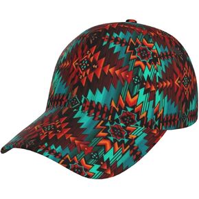 Native American Pattern Hats for Women Men Native Baseball hat American Adjustable Trucker Baseball Cap Hat