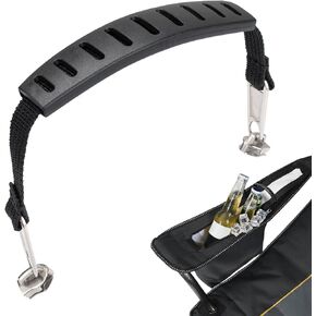 Camp Chair Replacement Zipper for Coleman Portable Chair Cooler Bag, Universal Zipper Handle On The Side Arm Rest of Lawn Chairs, Black Zipper for Insulated Pocket of Outdoor Camping Chairs