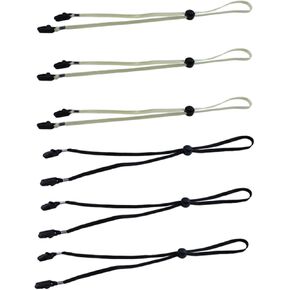 Maxmoral 6pcs Adjustable Hat Strap Clips, Cap Retainers with Clips for Camping, Hiking Fishing, Golfing, Outdoor Activities