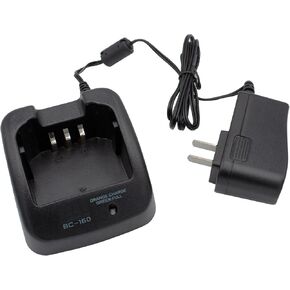 BC-160 Radio Battery Charger for Icom BP-232WP BP-232 BP-232N BP-232H IC-A14 IC-F14 IC-F15 IC-F3021T IC-F4021T IC-F3011 IC-F4011 IC-F33GT