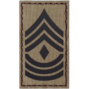 IR Tan الرقيب الأول 1SG E-8 رتبة 2x3.5 الجيش الأمريكي الأول ماستر المعنويات التكتيكية هوك التصحيح in Kuwait