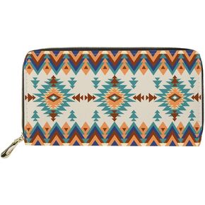ELEQIN Multi-card Wallet Cheeky Ferrets Pattern Waterproof Coin Clip PU Leather Credit Card Holder Clutch Purse