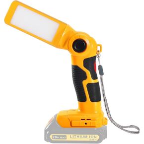 YEX-BUR LED ضوء العمل الشعلة لميلووكي m18 18 فولت بطارية 12 واط 1000LM مصباح يدوي مع منفذ شحن USB-A أضواء داخلية محمولة في الهواء الطلق لورشة العمل، المرآب، التخييم، حالات الطوارئ