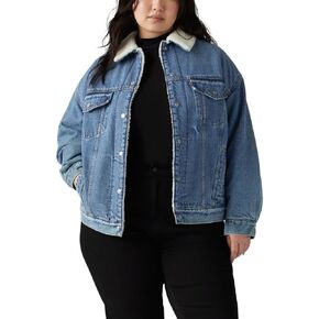 Levi's Women's 90s Sherpa Trucker Jacket (Standard and Plus)