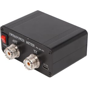SWR 120 Standing Meter, DIY Digital Power Standing Meter, Short 1.8MHz to 50MHz 120W Digital Display FM AM CW SSB SWR Power Meter Black