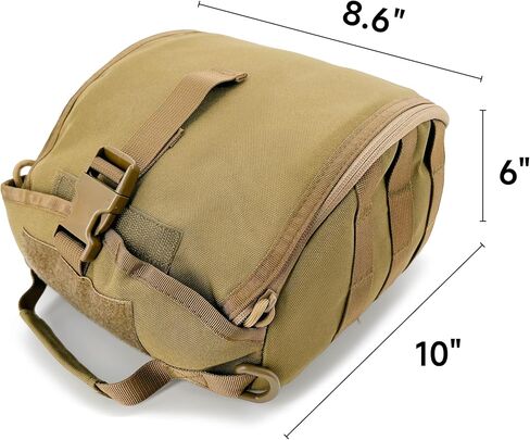 Tactical Helmet Bag Molle Syestem Helmet Bag Lightweight Multifunctional Helmet Case in Saudi Arabia