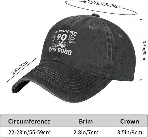 It Took 40 50 60 70 80 90 Years to Look This Good, Retired 2024 Embroidered Baseball Cap for Men Women in Saudi Arabia