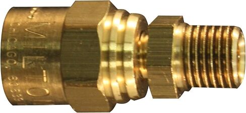 Milton 617 1/4" MNPT 5/8" OD Reusable Hose End Fitting - Box of 10 in Saudi Arabia