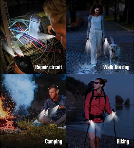 Flashlight Gloves, LED Flashlight Gloves, Cool Gadgets Christmas Stocking Stuffers Unique Birthday Gifts for Dad Boyfriend Husband Him, Light Gloves Tool for Camping Fishing Car Repairing Hiking in Saudi Arabia