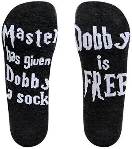 جوارب دوبي، جوارب SweetGo Dobby عبارة عن كلمات محبوكة مجانية للجنسين من القطن الممشط، عبوة واحدة in Kuwait