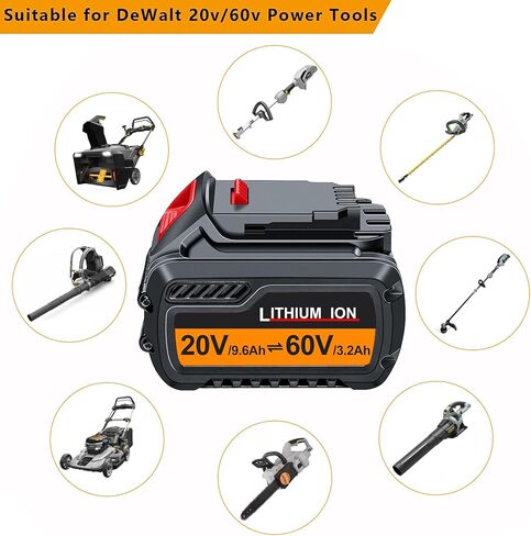 DTK 40V 3.5Ah Battery Replacement for Worx 40V Battery WA3580 WG180 WG280 WG380 WG580 Replacement for Worx 40V Lithium Battery in Saudi Arabia
