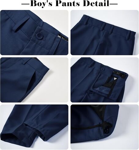 Boy Suits Formal Tuxedo Wedding Prom Suit for Teens Boys Jacquard Suits 3 Piece Blazer Jacket Pants Set with Bow Tie 2t-20 in Saudi Arabia