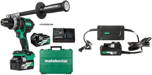 مجموعة أدوات الحفر المطرقة اللاسلكية Metabo HPT 36V MultiVolt™ مقاس ½ بوصة | 1400 رطل. ماكس عزم الدوران | التحكم في القوة التفاعلية | محول تيار متردد اختياري | DV36DC in Saudi Arabia