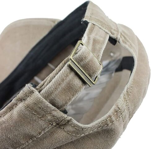 Military Cap Vintage Army Caps Washed Cotton Flat Top Cap Outdoor Sunhat in Saudi Arabia