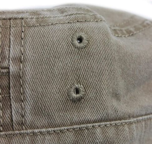 Military Cap Vintage Army Caps Washed Cotton Flat Top Cap Outdoor Sunhat in Saudi Arabia