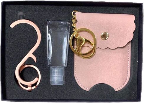 Gift Box with PU Leather, Door Opener, Hand Sanitizer Holder, Travel Refillable Bottle in Saudi Arabia