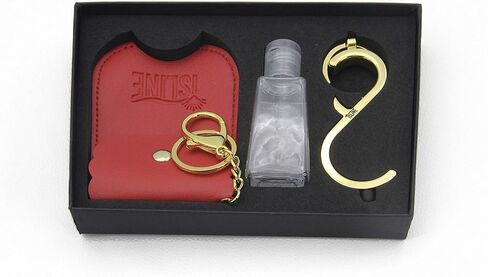 Gift Box with PU Leather, Door Opener, Hand Sanitizer Holder, Travel Refillable Bottle in Saudi Arabia
