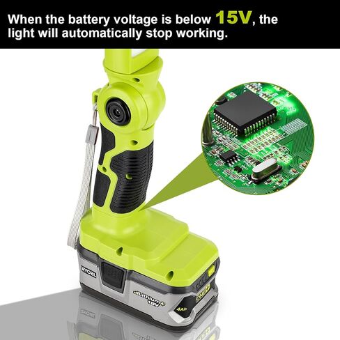 YEX-BUR LED ضوء العمل الشعلة لميلووكي m18 18 فولت بطارية 12 واط 1000LM مصباح يدوي مع منفذ شحن USB-A أضواء داخلية محمولة في الهواء الطلق لورشة العمل، المرآب، التخييم، حالات الطوارئ in Kuwait