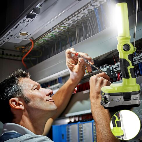 YEX-BUR LED ضوء العمل الشعلة لميلووكي m18 18 فولت بطارية 12 واط 1000LM مصباح يدوي مع منفذ شحن USB-A أضواء داخلية محمولة في الهواء الطلق لورشة العمل، المرآب، التخييم، حالات الطوارئ in Kuwait