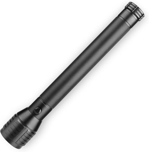 4 D-cell Flashlight Battery Powered(Batteries not included), 3 Modes & Zoomable, Ultra Bright Big Flashlights in Saudi Arabia