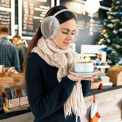 MADHOLLY 2 Pack Adjustable Faux Fur Earmuffs- Soft Warm Ear Muffs for Winter Women Men in Kuwait