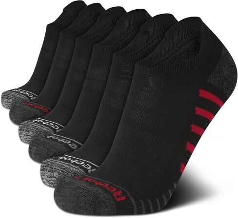 جوارب ريبوك الأساسية للرجال قابلة للتنفس بدون عرض ذات قصة منخفضة (6 أزواج) in Kuwait