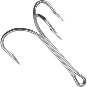 Classic Treble Hooks Large Triple Barbed Fishing Hook Strong Sharp Saltwater Fishing Hooks Size 4/0 6/0 7/0 8/0 10/0