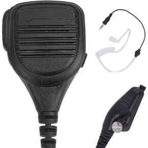 Walkie Talkie Shoulder Lapel Mic Locking 8 Pin Ham Radio Speaker Hands Free Microphone for Kenwood Nexedge 3300 3320 5300 nx200 nx210 nx300 nx5200 nx-3300 nx-5200-k2