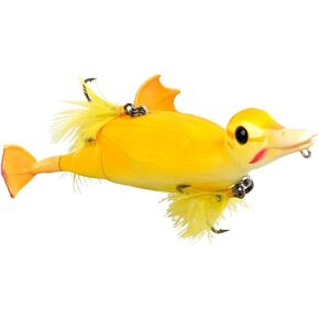 Savage Gear 3D Suicide Duck wobbler as Bait for Pikes, Catfish Bait, Yellow
