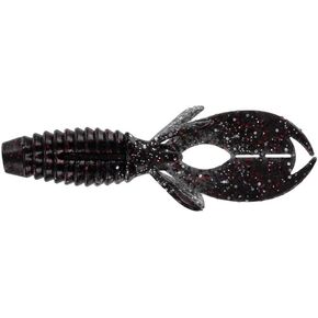 BIG BITE BAITS 4" YOMAMA/Black NEON/Clear Sparkle (8 Pack)