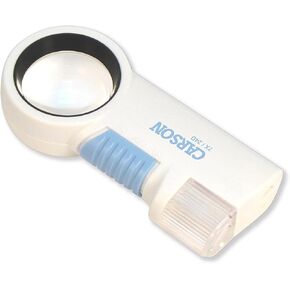 Carson PRO Series MagniFlash High Powered Aspheric Lens LED Lighted Magnifiers and Flashlights - Available in 5X, 7X, 9X, 11x Magnifications
