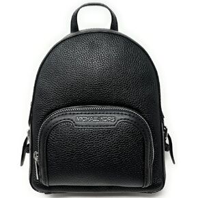 حقيبة ظهر مايكل كورس جايسي XS ميني قابلة للتحويل MK Signature Crossbody (أسود/فضي) in Kuwait