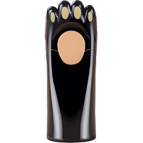 Butane Lighter, Windproof Lighter, Cool Lighter, Cute Lighter, Cat Lighter, Fillable, Adjustable, Cute Cat Paw Design, Birthday Candle, Gift for Men (Butane Not Included) (Black)